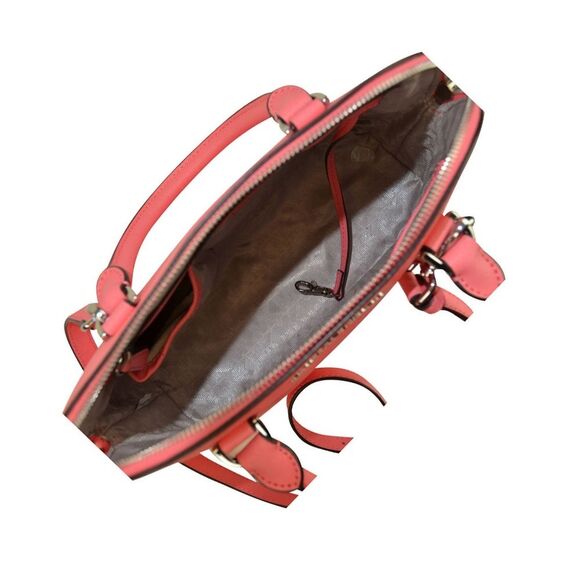 Michael Kors Saffiano Leather Cindy Medium Satchel - Picture 5 of 5